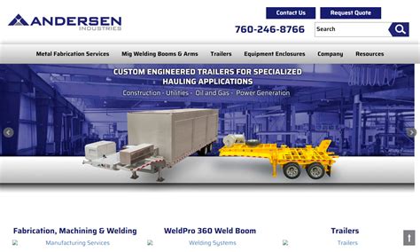 advanced metal fabricators|andersen industries.